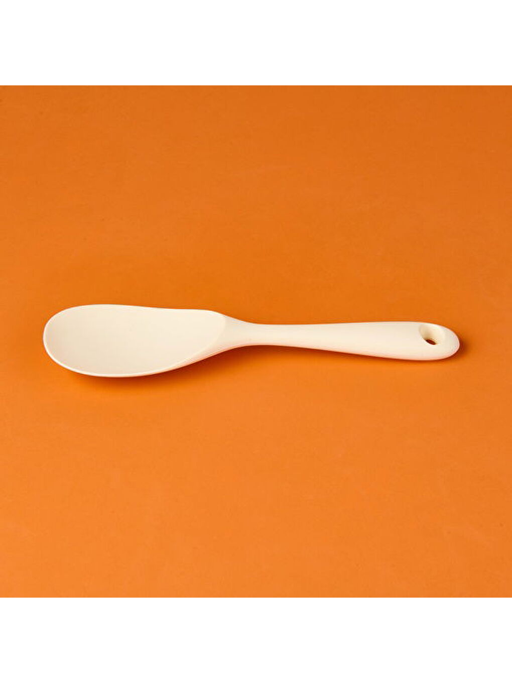 Ekru Silikon Pilav Kaşığı - Krem-1
