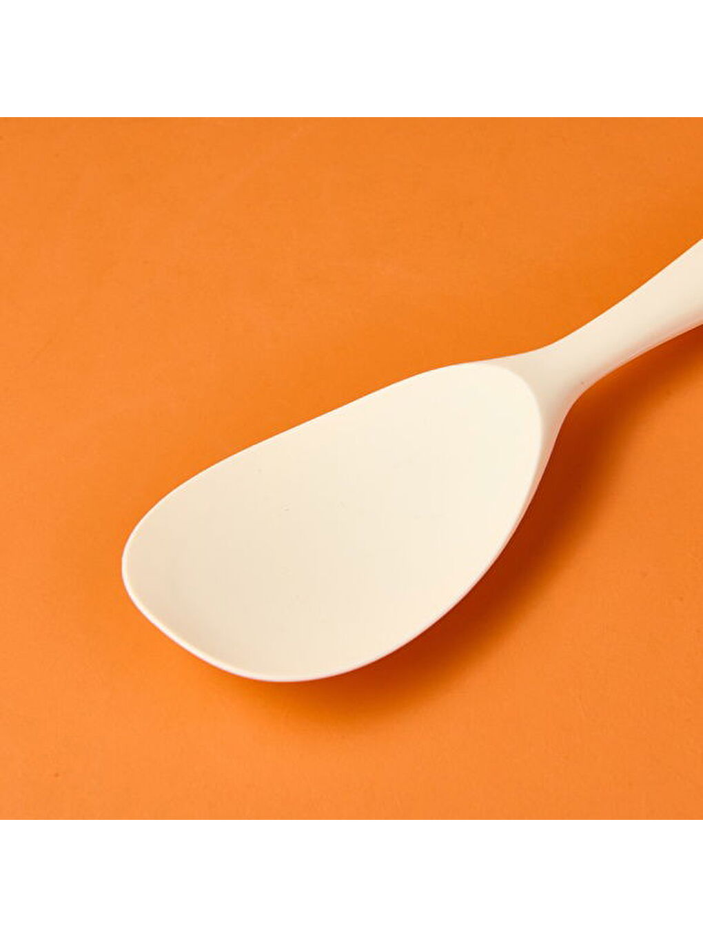 Ekru Silikon Pilav Kaşığı - Krem-2