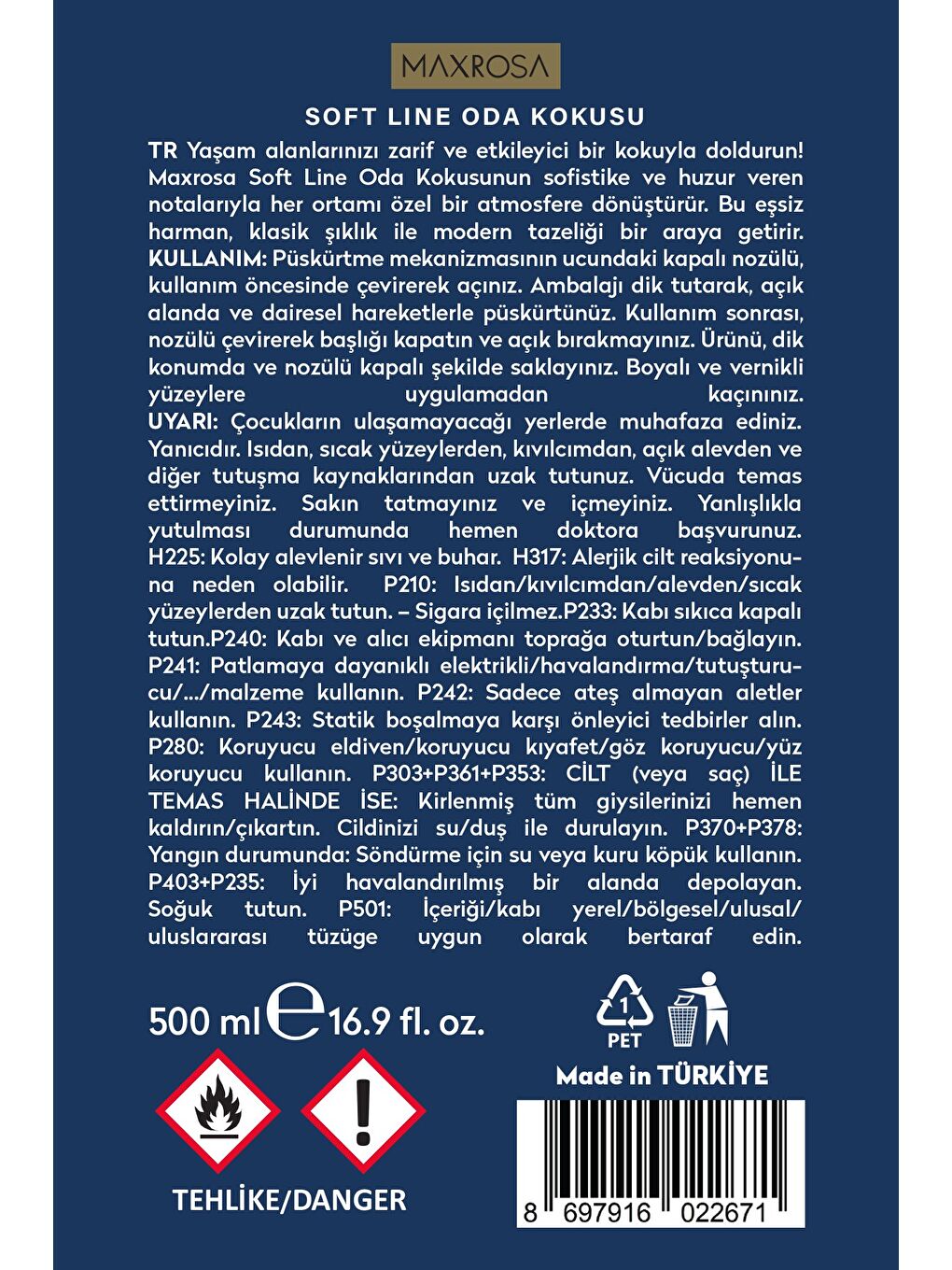 Renksiz Maxrosa Soft Line Oda Koku Seti-4