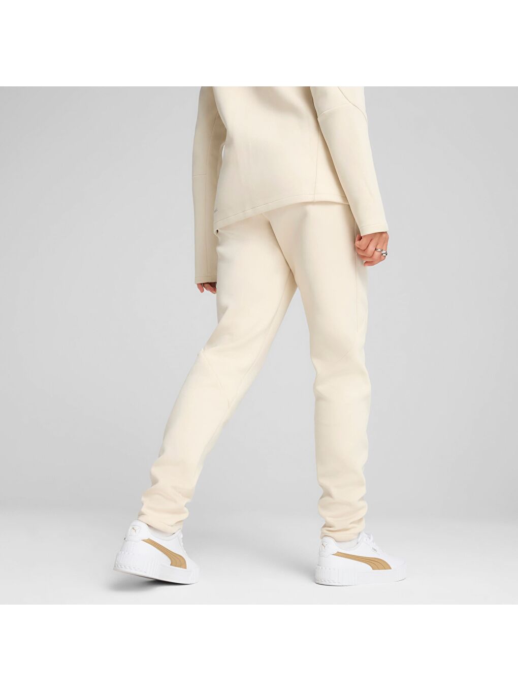 Beyaz Kadın EVOSTRIPE Eşofman Altı-2