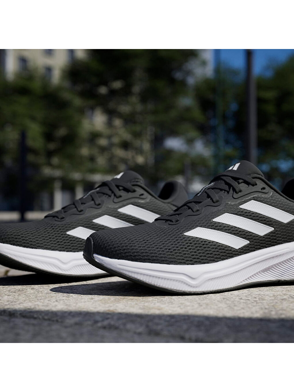 Response Kadın Siyah Yol Koşusu Ayakkabısı-7