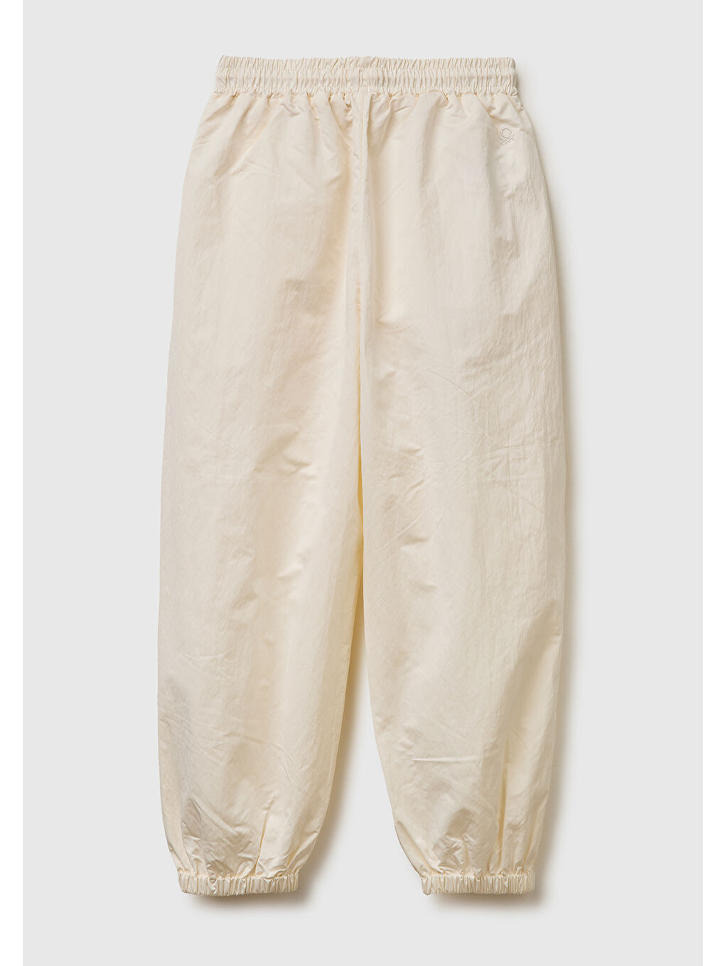 Karışık Kız Çocuk Logo İşlemeli Balon Paça Pantolon-1