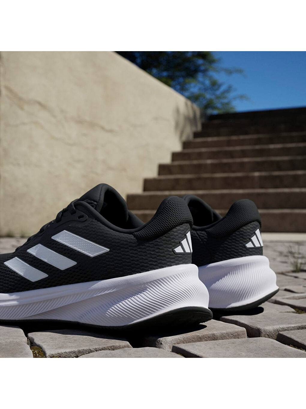 Response Kadın Siyah Yol Koşusu Ayakkabısı-8