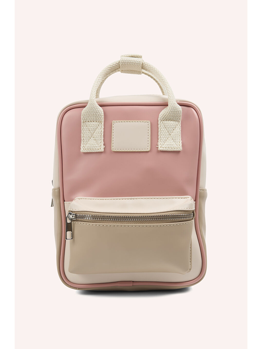 Karışık Kız Çocuk Fermuarlı Pembe El Ve Sırt Çantası