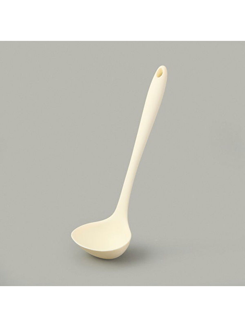 Ekru Silikon Kepçe - Krem