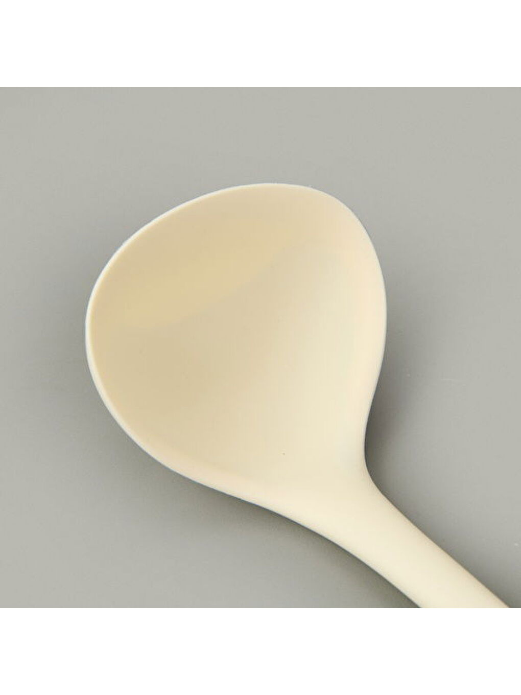 Ekru Silikon Kepçe - Krem-1