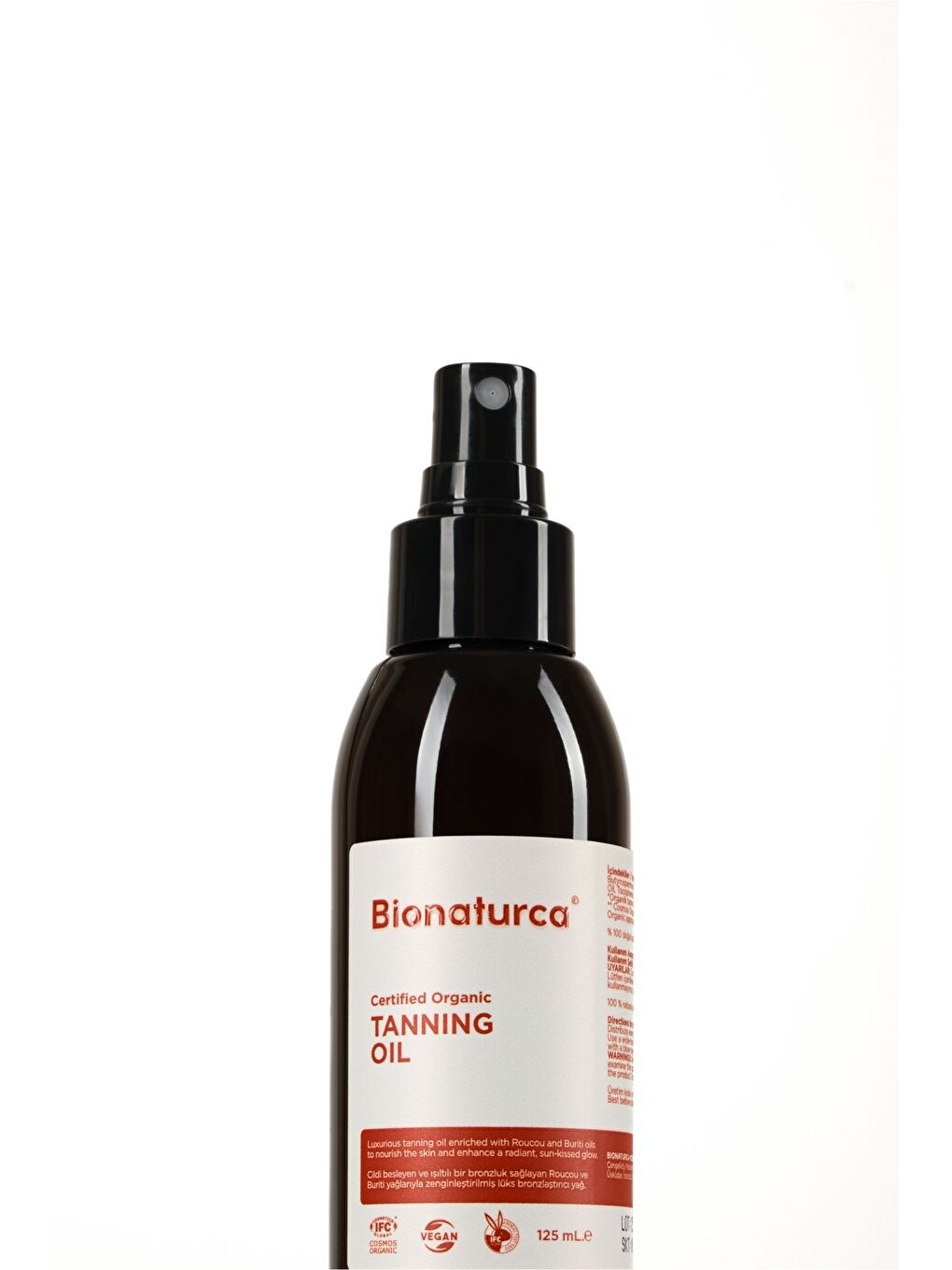 Organik Sertifikalı Bronzlaştırıcı Yağ 125 ml --1