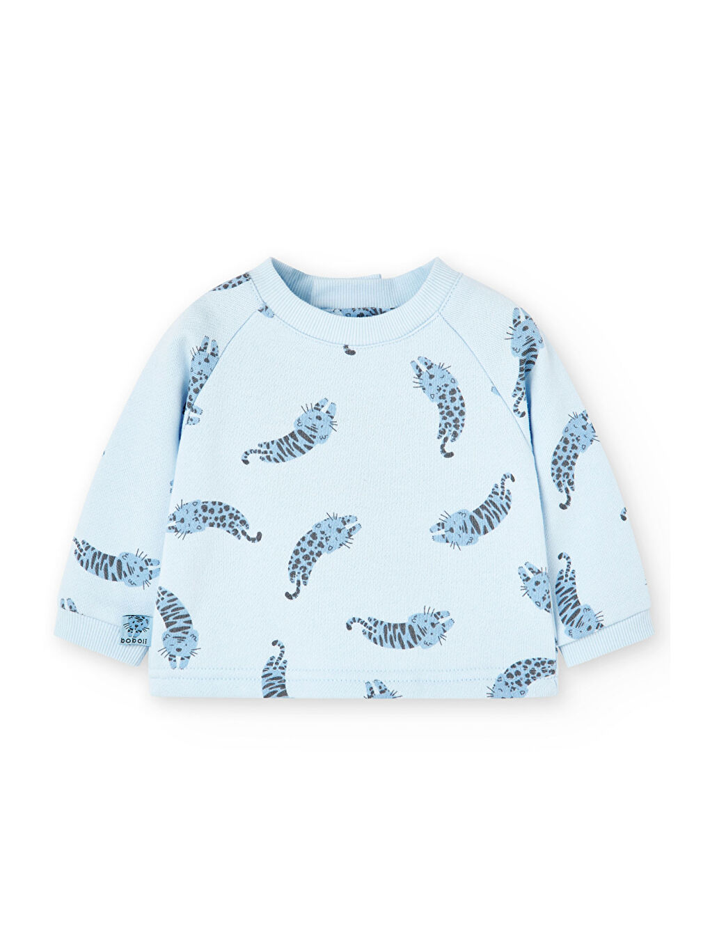 Mavi Kız Bebek 2Li Set Desenli-2