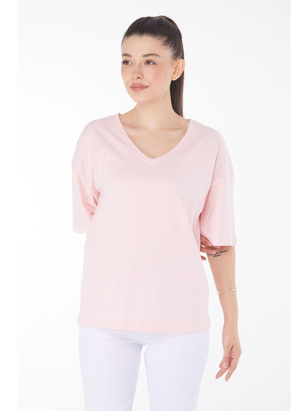 Pembe T-Shirt Pudra - 25848