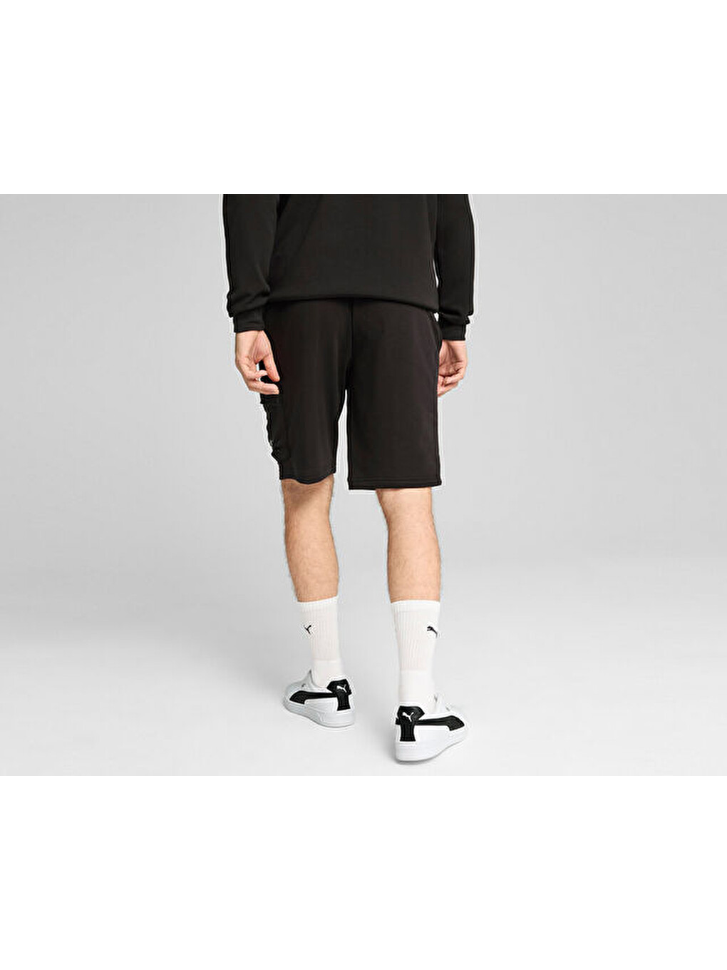 Ess No. 1 Logo Cargo Shorts Erkek Günlük Şort 68266201 Siyah-3