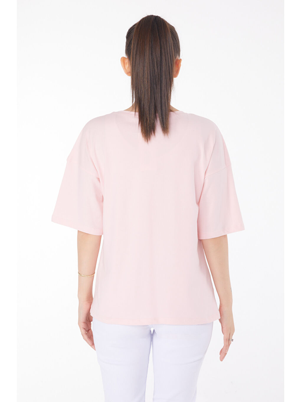 Pembe T-Shirt Pudra - 25848-4