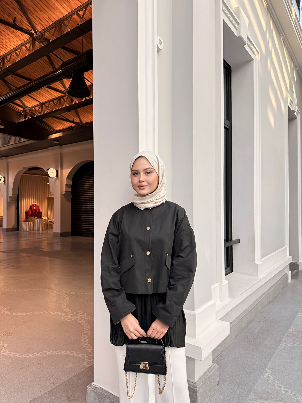 Kadın Bel Lastikli Pileli Regular Tül Etek İçlik Siyah-2