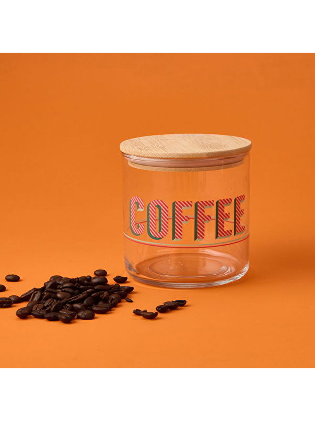 Karışık Dia Retro Kapaklı Cam Kavanoz - Renkli - 600 ml-1