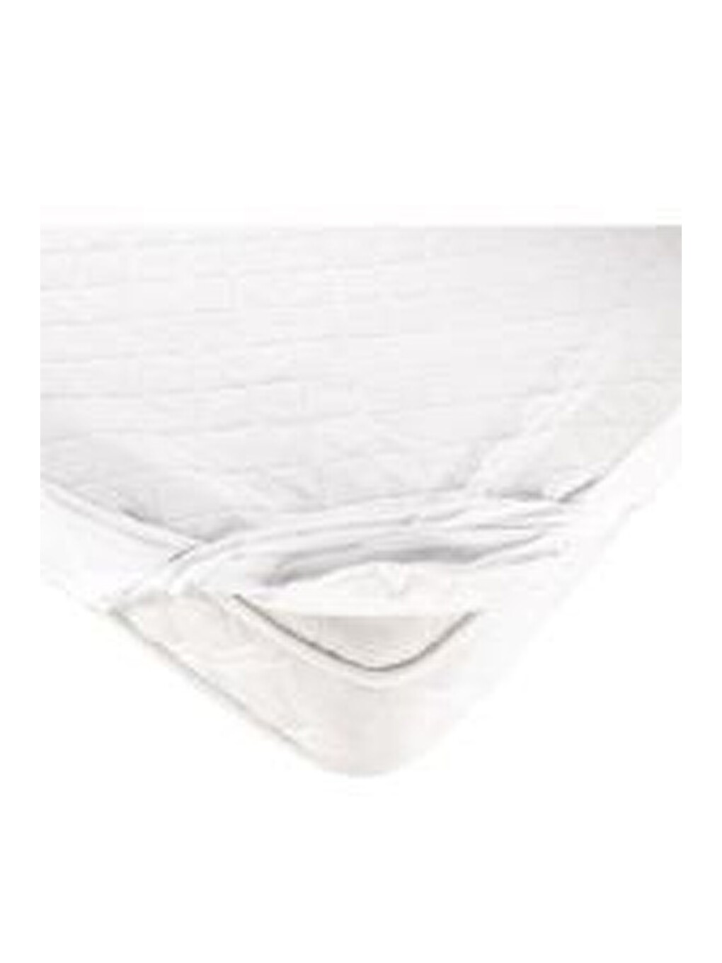 Beyaz Kapitoneli Sıvı Geçirmez Fitted 120x200 Cm Tek Kişilik Alez-1