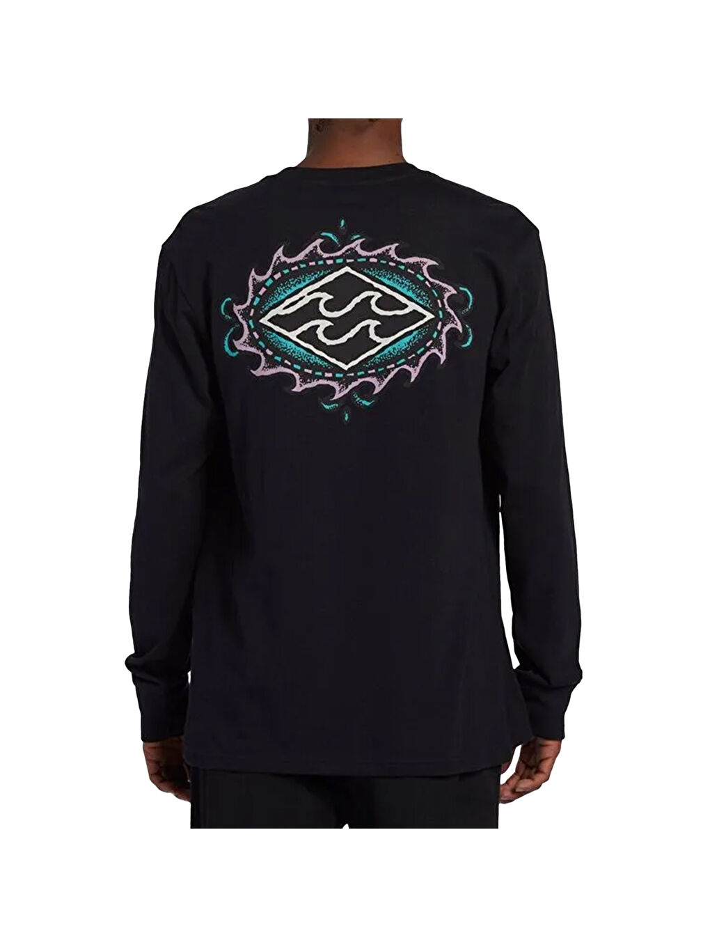 Crayon Wave Tees Erkek Siyah Tişört-2