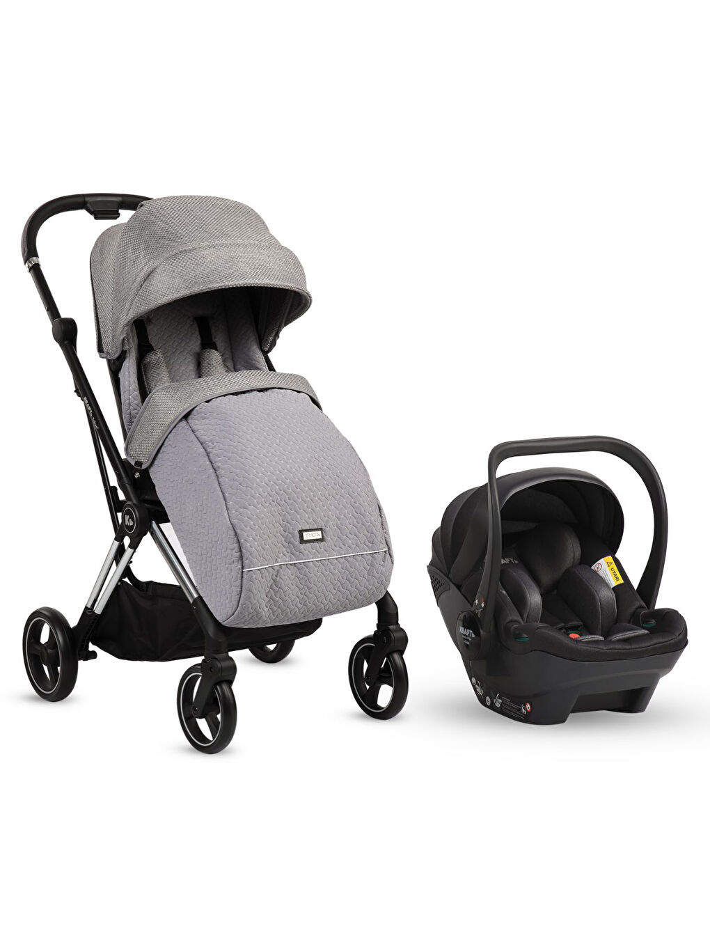 Tokyo Plus 360° Travel Sistem Bebek Arabası Gri-1