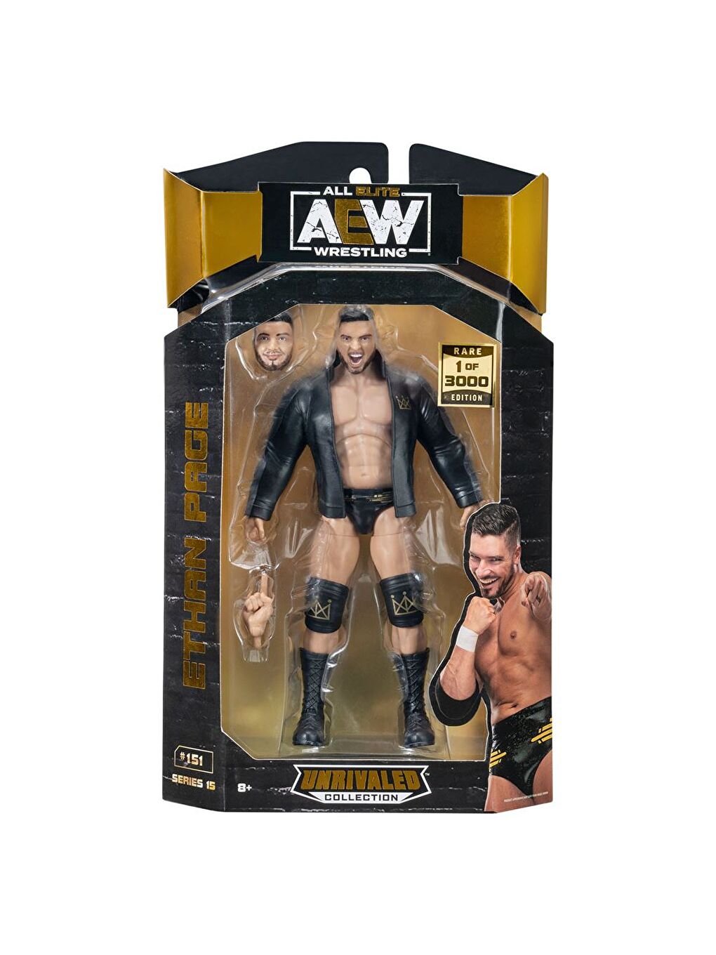 AEW Karakterleri Model Aksiyon Figürler S15 Ethan Page 151-3