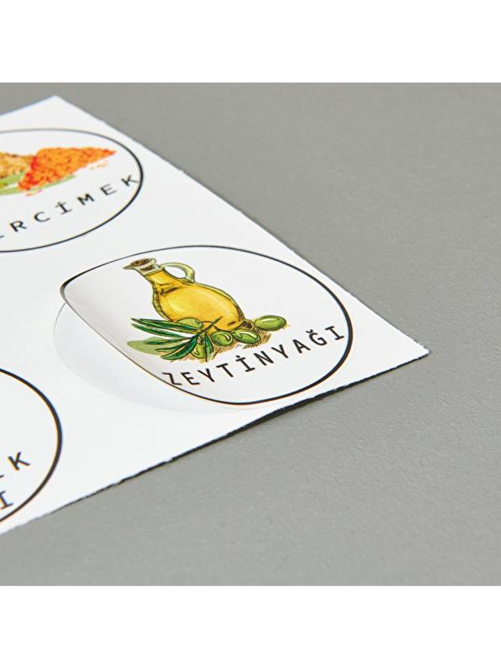 Karışık Model Karpuz 20'li Kavanoz Etiketi - Renkli - 6 cm-3