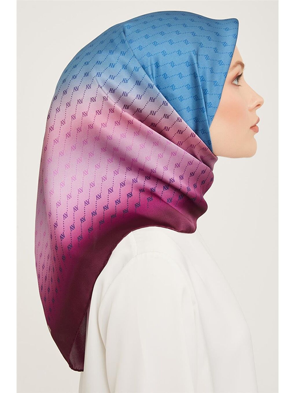 Karışık Sura İpek Eşarp 23Ka9003 55-1