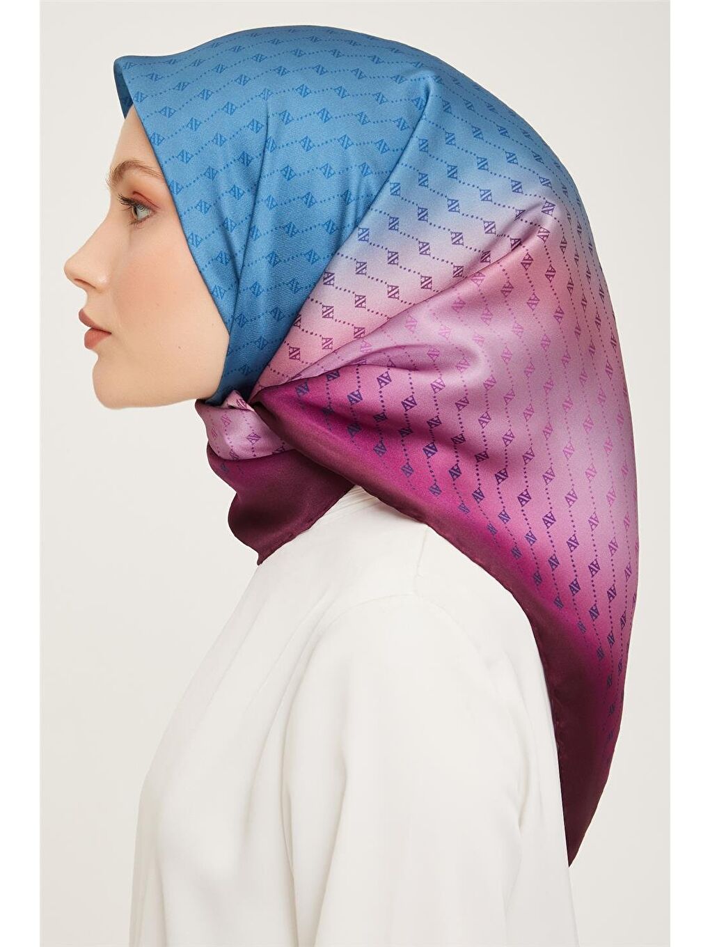 Karışık Sura İpek Eşarp 23Ka9003 55-2