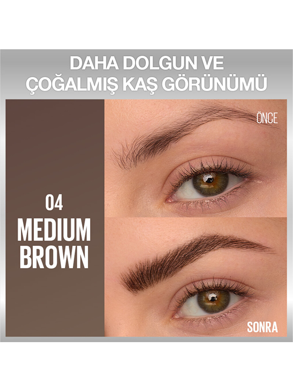 Brow Insert Çift Uçlu Kaş Kalemi – 04 Medium Brown-1