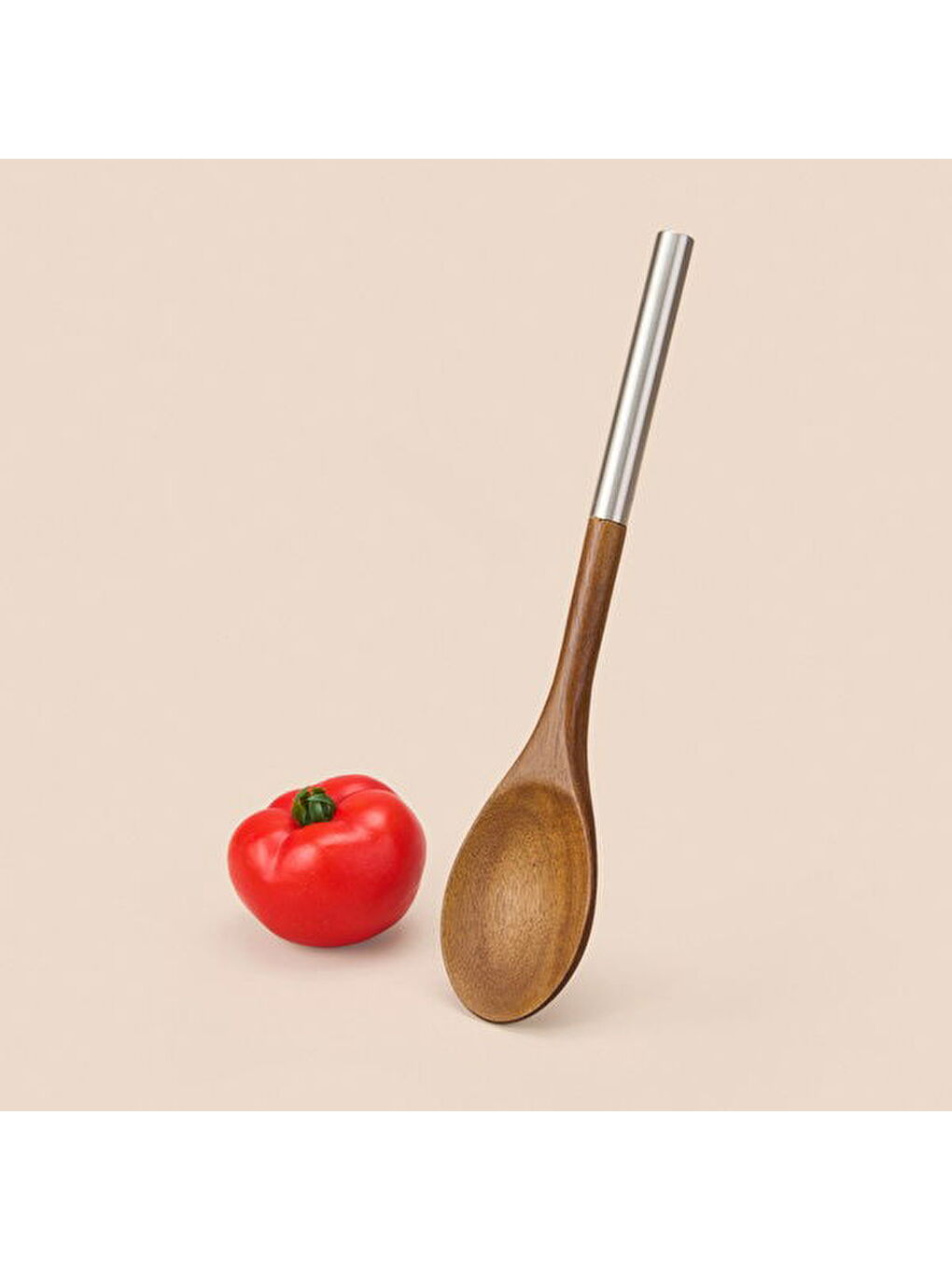 Akasya Kaşık - Kahverengi / Gri - 32 cm-3