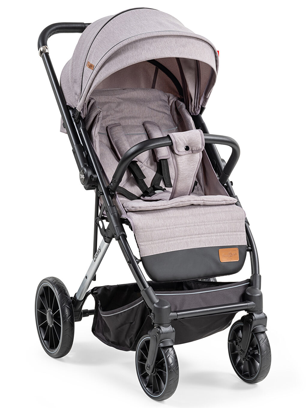 Daisy Tek Yönlü Bebek Arabası Gri