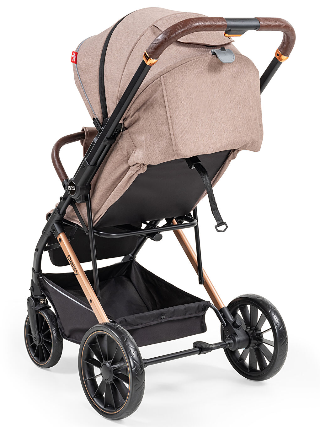 Daisy Tek Yönlü Bebek Arabası Gri-1