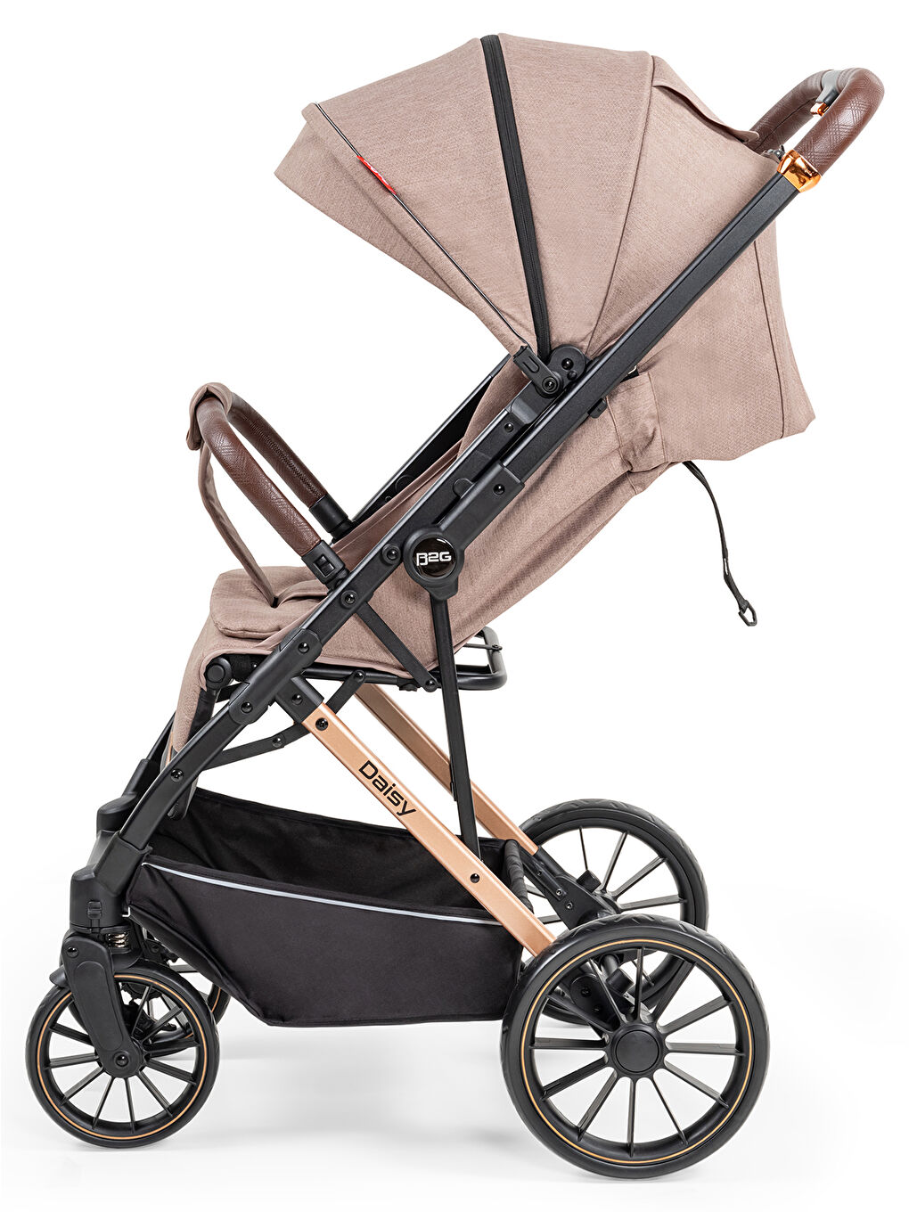 Daisy Tek Yönlü Bebek Arabası Gri-2