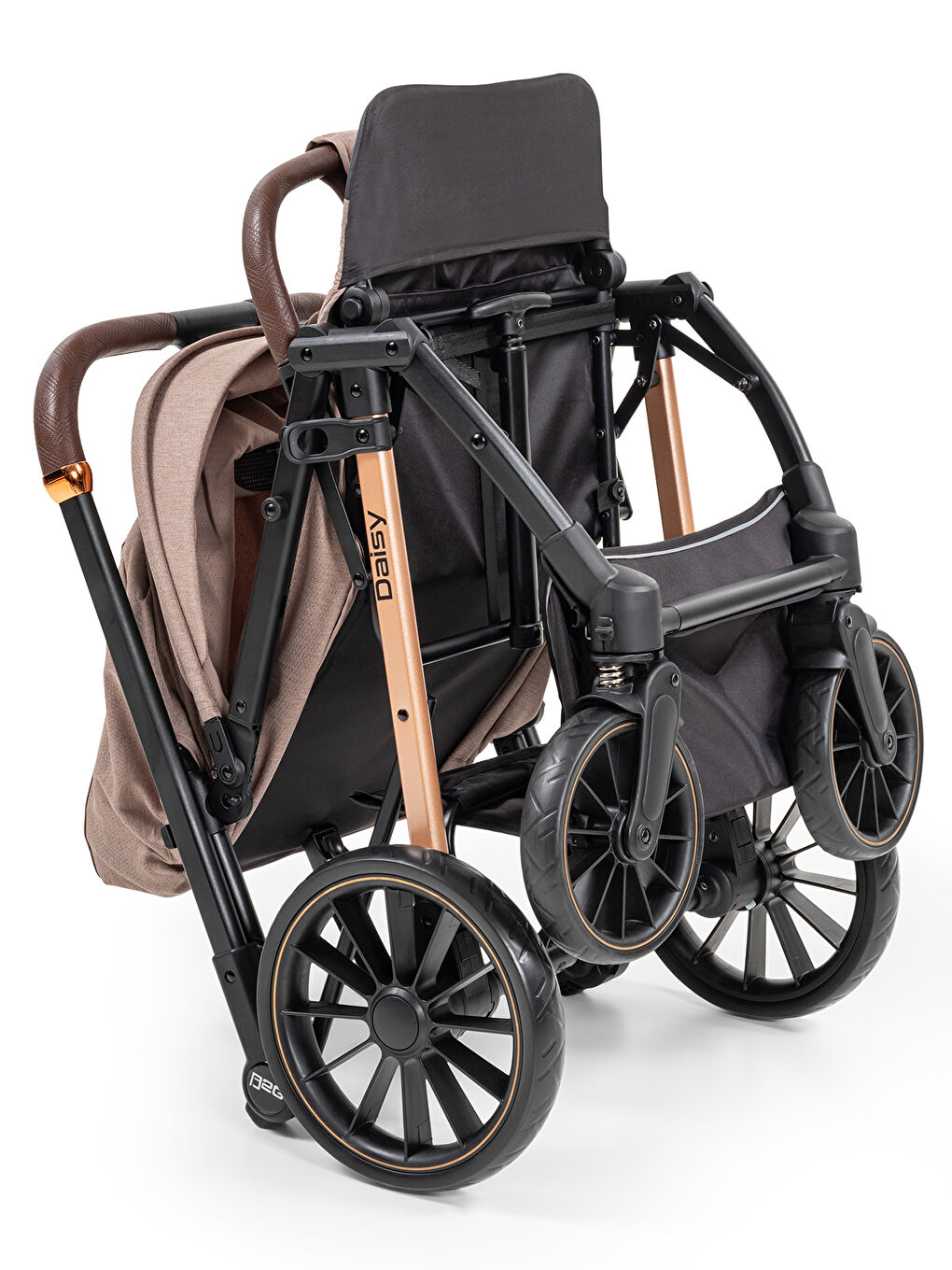 Daisy Tek Yönlü Bebek Arabası Gri-3