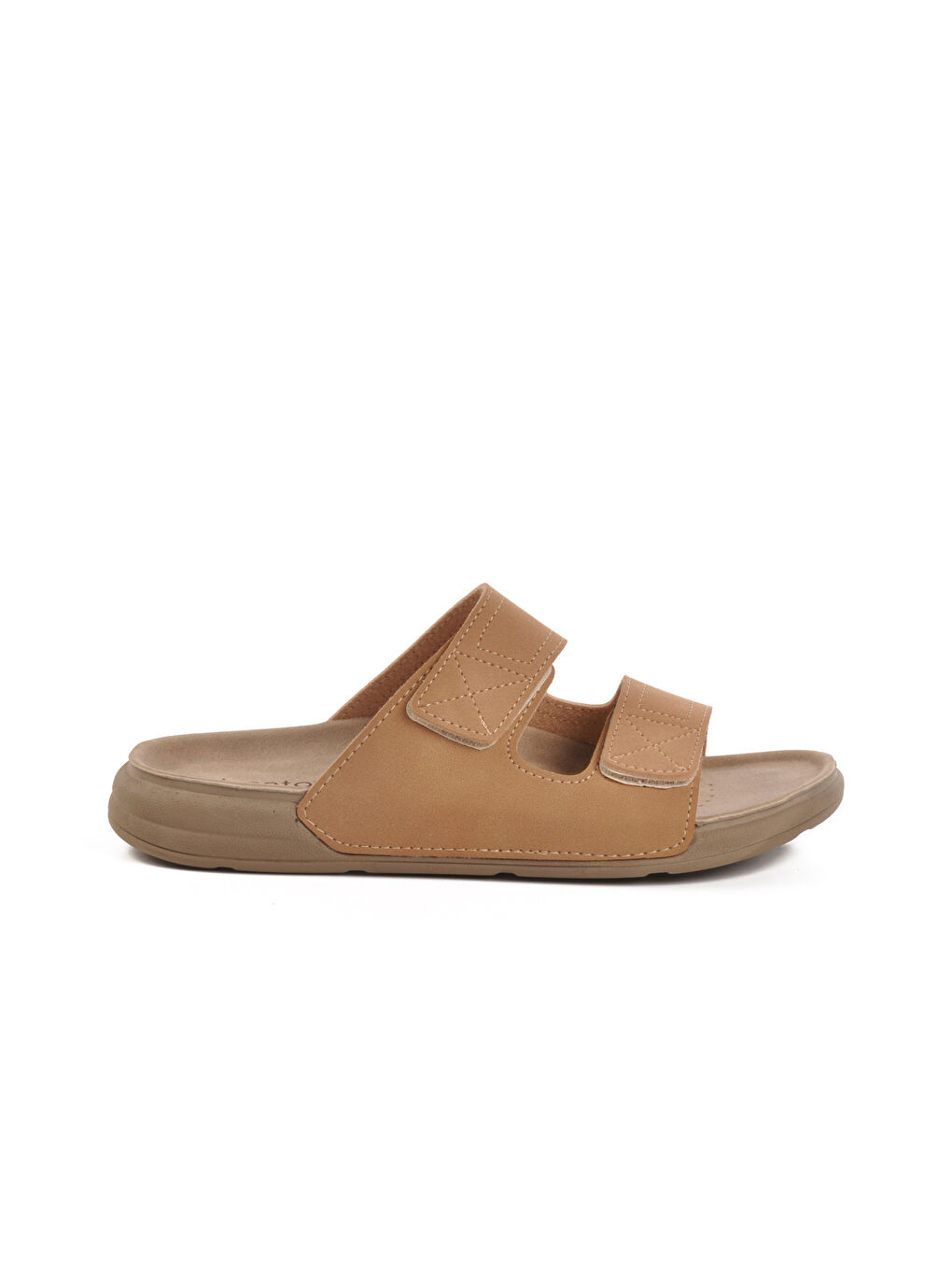 Kahverengi Camel Cırtlı Anatomik Erkek Terlik 115.002 M