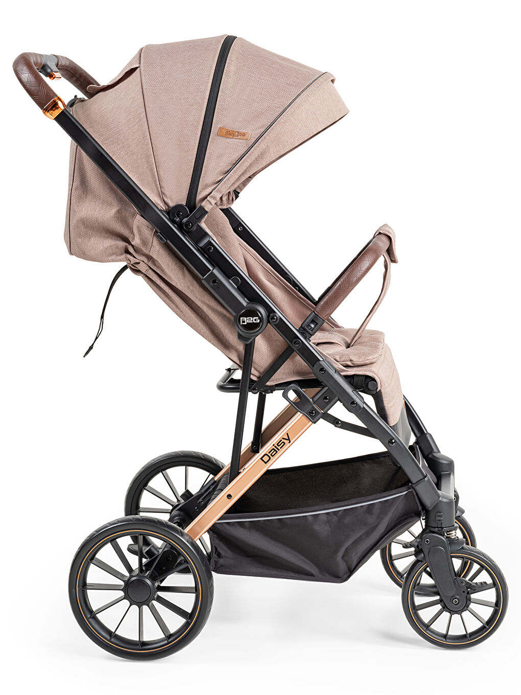 Daisy Tek Yönlü Bebek Arabası Gri-4