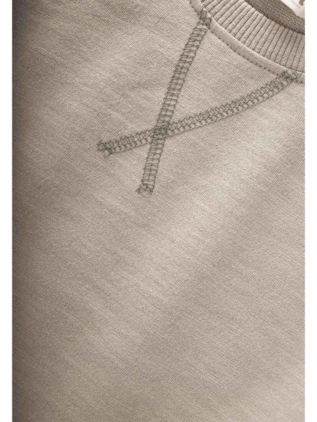 Bej Basıc Sweatshirt Takım 3-8 Yaş S Vizon-2