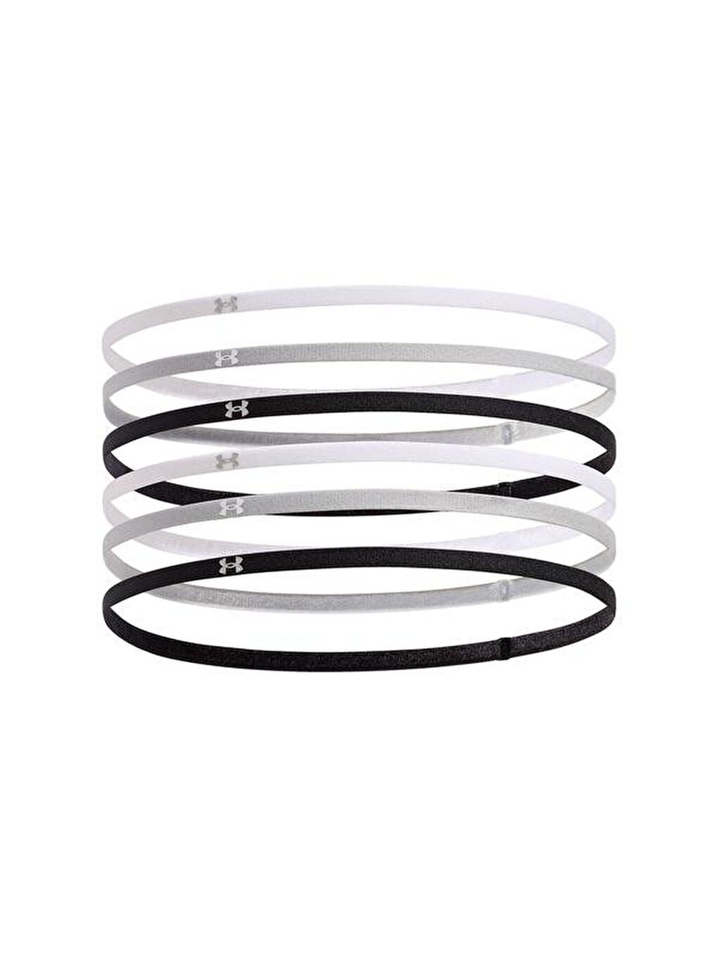 Mini Elastic 6'lı Siyah Saç Bandı