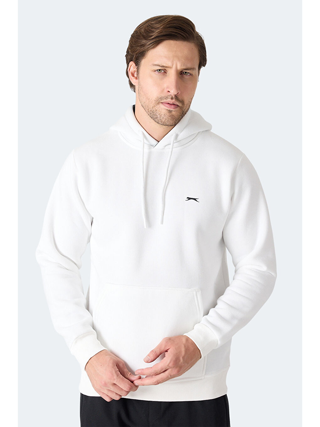 MOONLIGHT I Erkek Kapüşonlu Ekru Sweatshirt