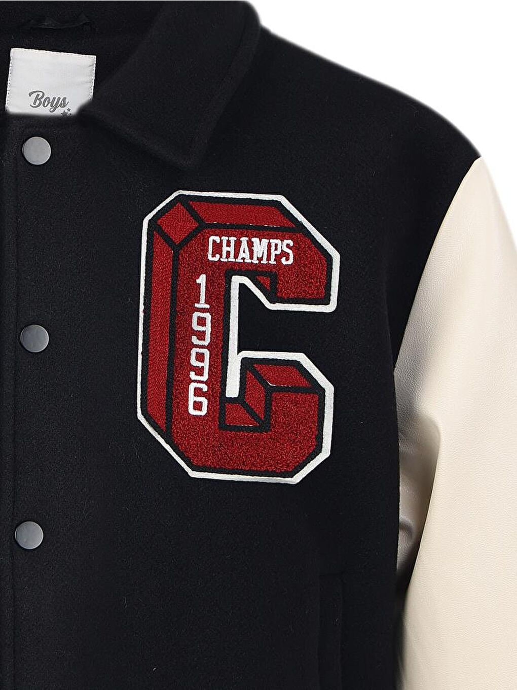 Dinozor Armalı 10-13 Yaş Ceket - Siyah 13-14 Yaş-3