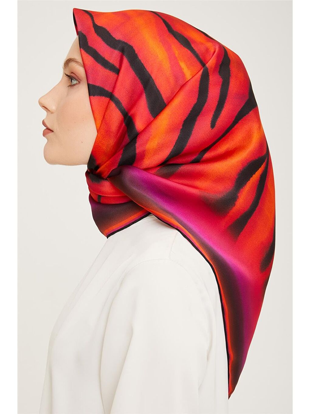 Karışık Sura İpek Eşarp 23Ka9020 13 13-2