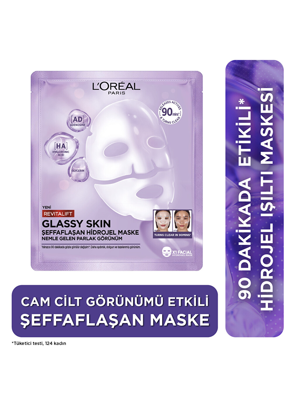 L’oreal Paris Revitalift Glassy Skin Cam Cilt Görünümü Etkili Şeffaflaşan Işıltı & Nem Veren Hidroje