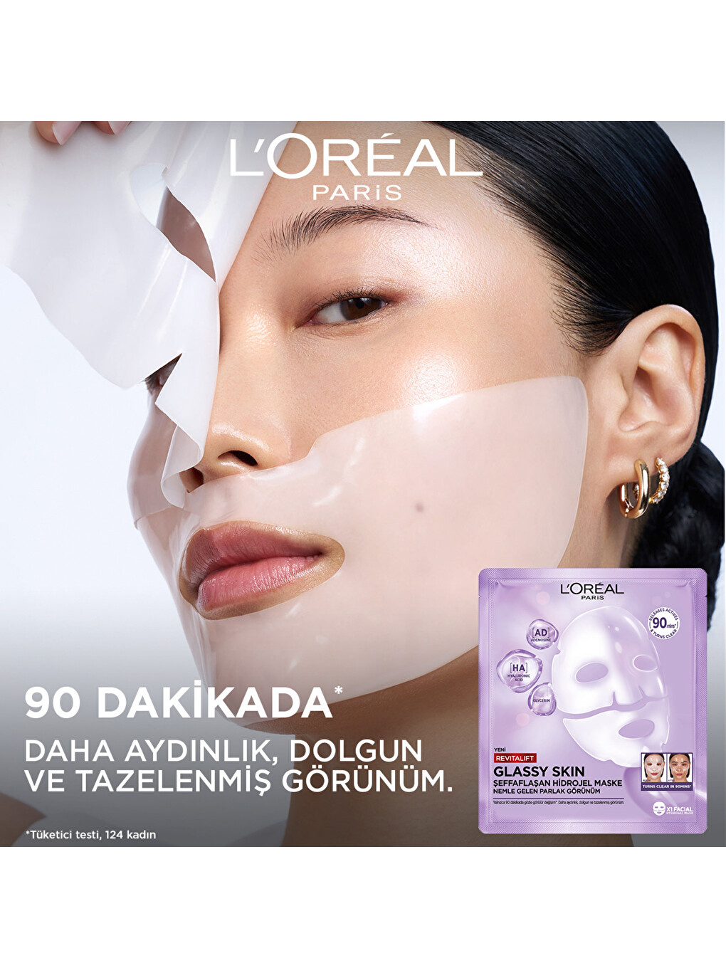 L’oreal Paris Revitalift Glassy Skin Cam Cilt Görünümü Etkili Şeffaflaşan Işıltı & Nem Veren Hidroje-1