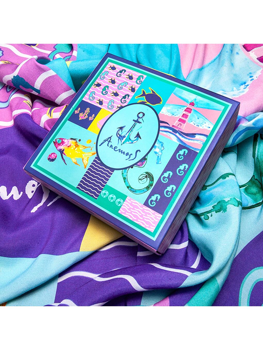 Harmoni Viskon Pareo Pembe 120*140 cm-3