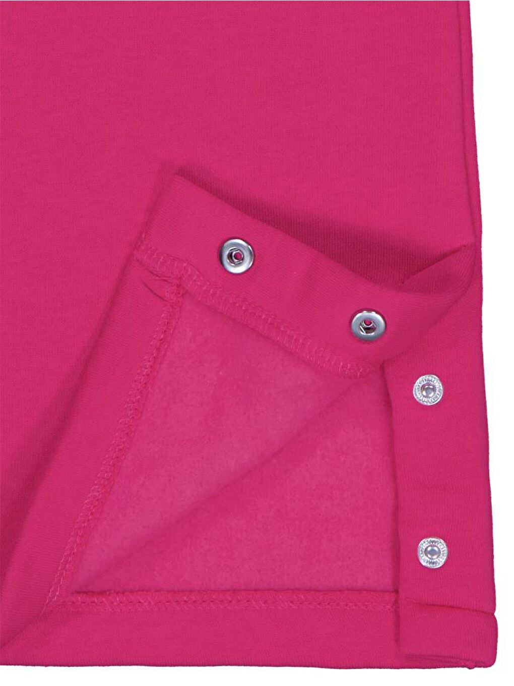 Fuşya Girls Paçası Çıtçıtlı 6-9 Yaş Eşofman Altı - Fusya 8-9 Yaş-1