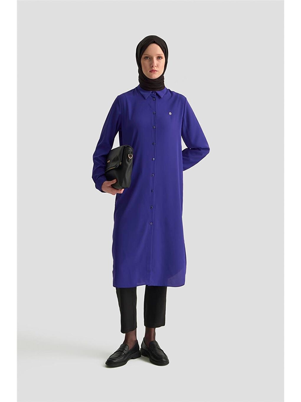 Trend Tunik 25Yt4300 Morcivert-1