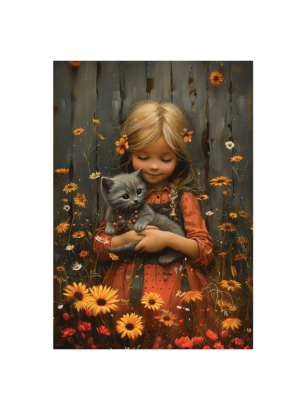 Puzzle 260 XL Parça Sevimli Kız 3350-1