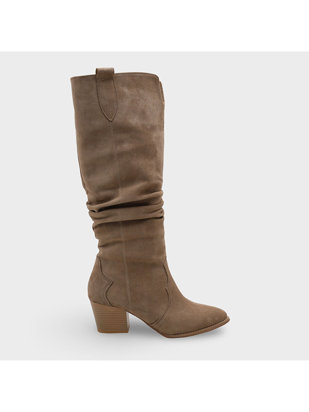 Bej Gertie Kadın Vizon Çizme-1