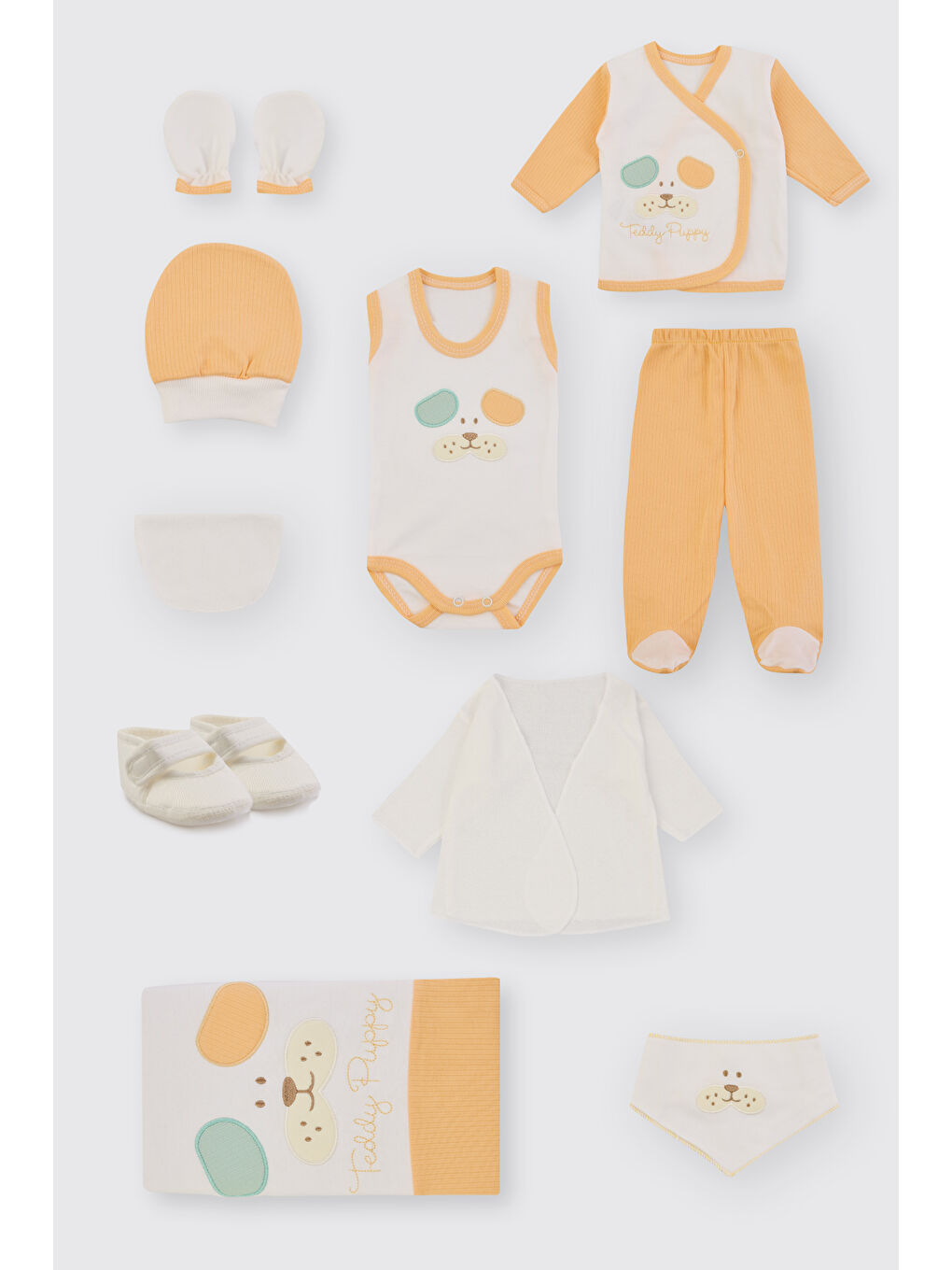 Yenidoğan Sarı 10'lu Hastane Çıkış Seti