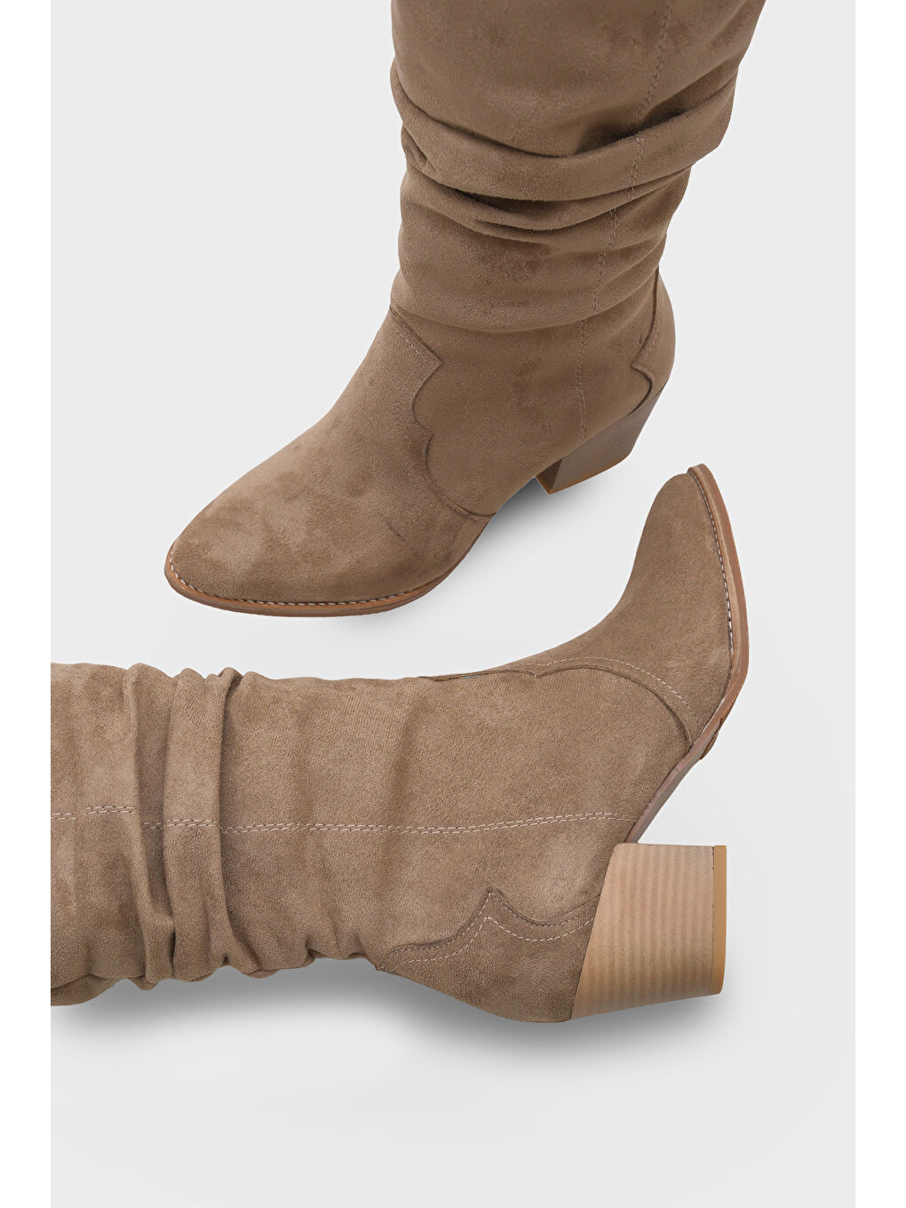 Bej Gertie Kadın Vizon Çizme-3