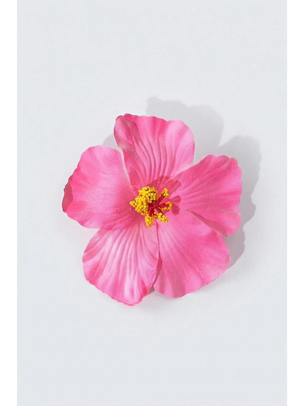 Pembe Tropikal Flower Pens Saç Tokası
