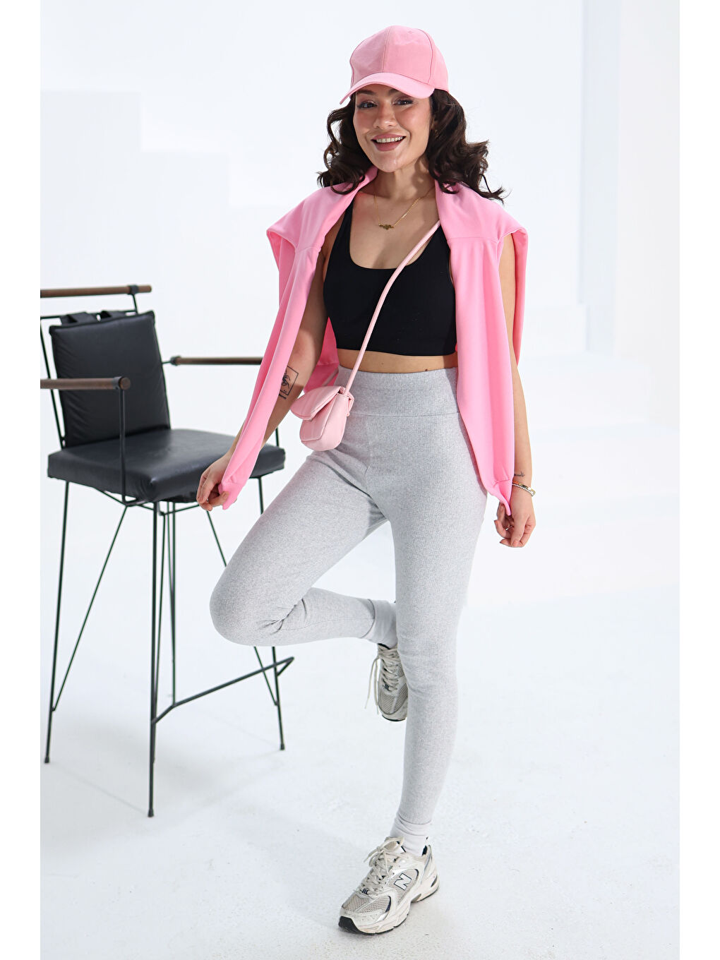 Fitilli Tayt Gri - 26539-1