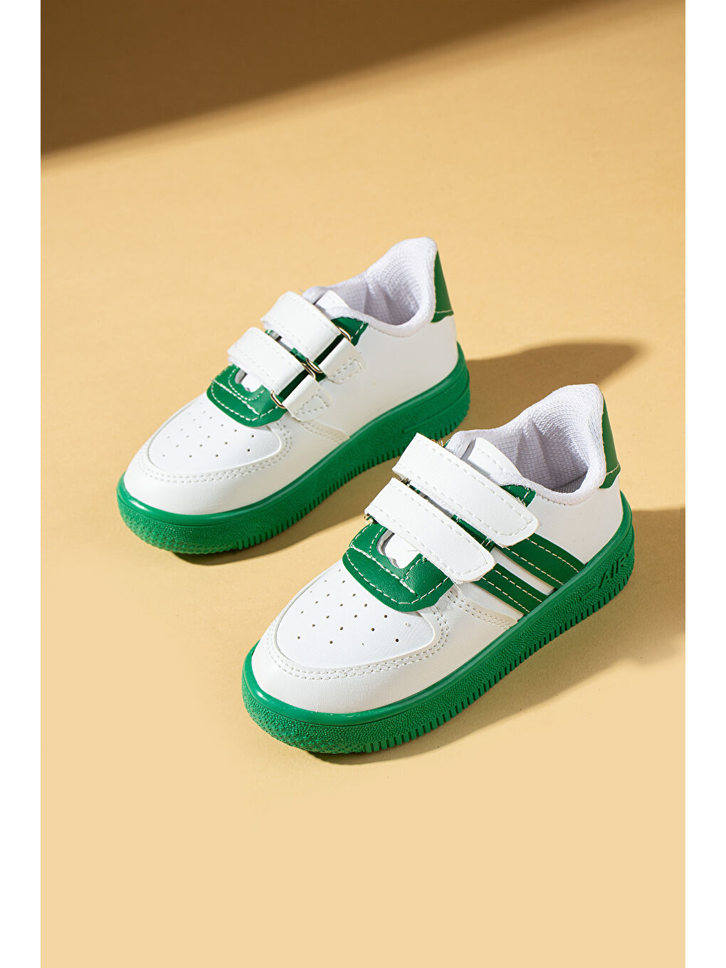 Yeşil Rahat Taban Cırtlı Çocuk Sneakers 001-700-23YTaban