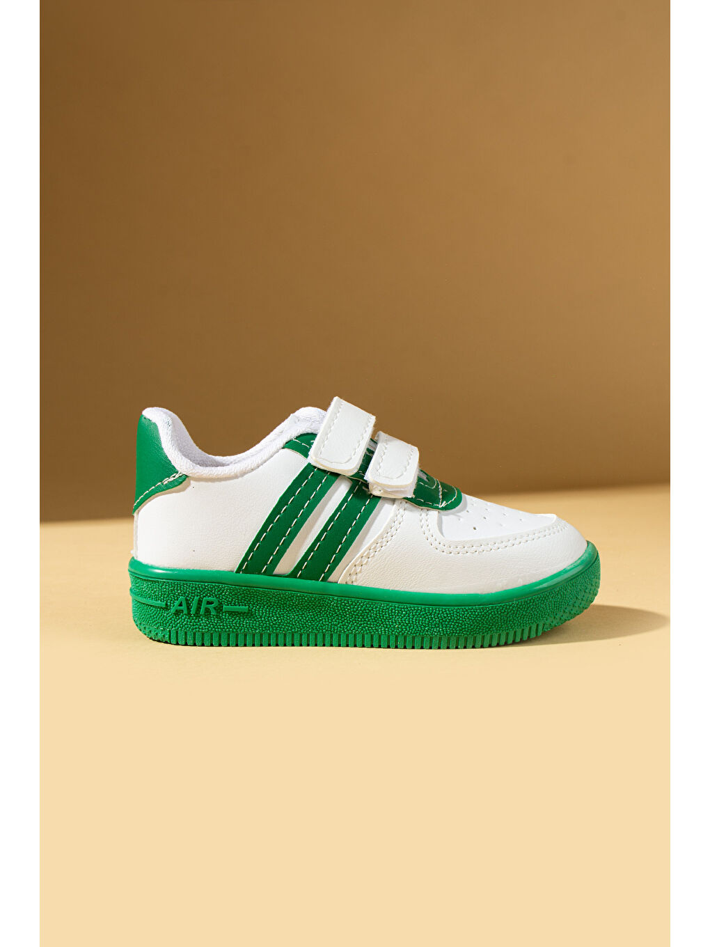 Yeşil Rahat Taban Cırtlı Çocuk Sneakers 001-700-23YTaban-2